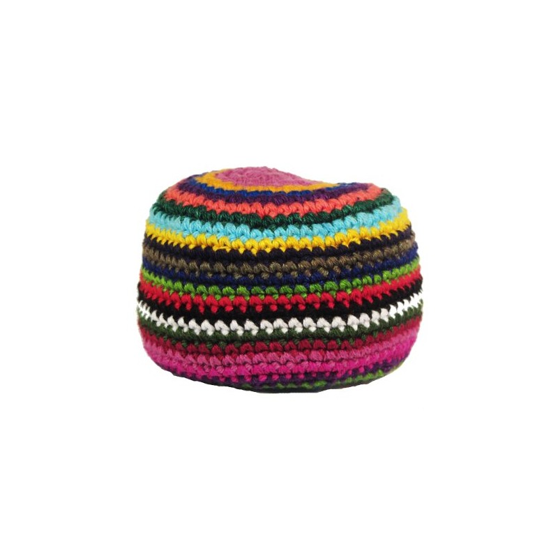 Hacky Sack - Multi Stripe - 2.5 Inch - 1