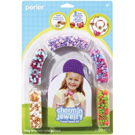 Perler Fun Fusion Fuse Bead Activity Kit Charm 'n Jewelry