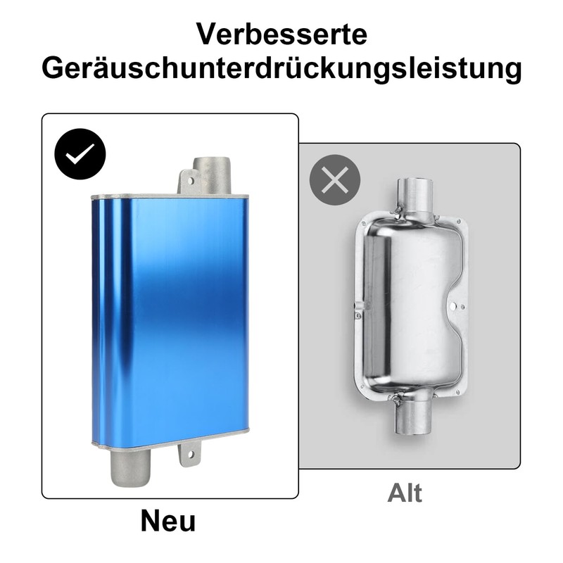 Silencer, Auxiliary Heating Accessories, Silencer for Emergency Generator, Auxiliary Heater,