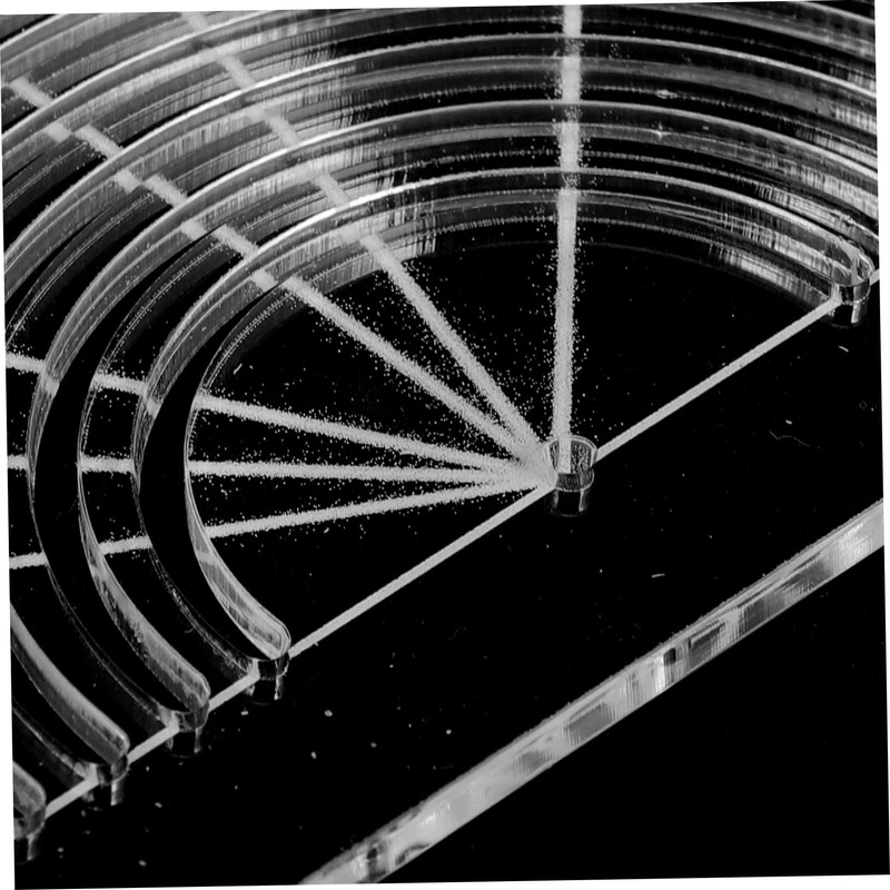 DOITOOL Acrylic Quilting Ruler Set Multi Functional Semicircle Cutter Template