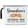 Grandma Gifts Grandma Bag, Floral Makeup Bag, Birthday Gifts for