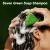NovaCharm Seven Green Shampoo Bar-Nature Triangle Shampoo Bar For Women