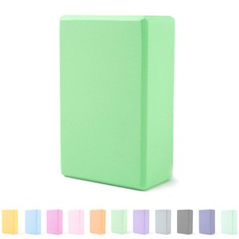 DoBetters Pilates Yoga Block Foaming Foam Brick Exercise Fitness (180g - Fruit Green)