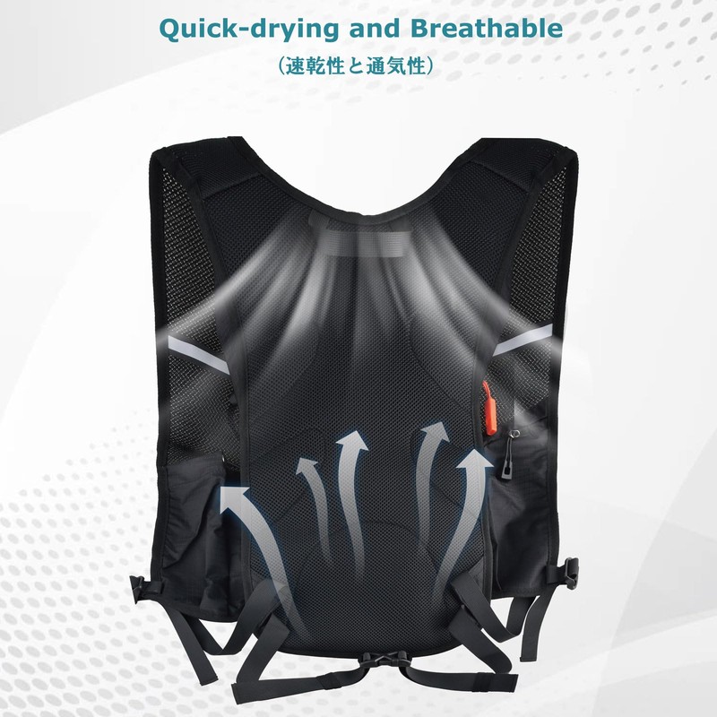 YAPJEB Running Backpack Bag Hydration Bag Marathon Cycling Backpack Bicycle