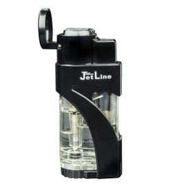 Jetline Phantom Single Jet Flame Cigar Lighter - Black