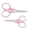 DOITOOL Set of 2 Curved Sewing Scissors Pointed Tip Embroidery