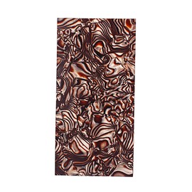 SHENGSUI 1pc Inlay Tiger Stripe Shell Blanks Sheet Rectangle Inlay Veneer for DIY or Professional Inlay Embellishments for Guitar