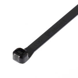 Panduit PLT300B Super Grip Nylon Cable Ties for Electricians, Weather Resistant Black, Width 0.2 inches (5.7 mm), Length 12.4 inches (315 mm), Pack of 100