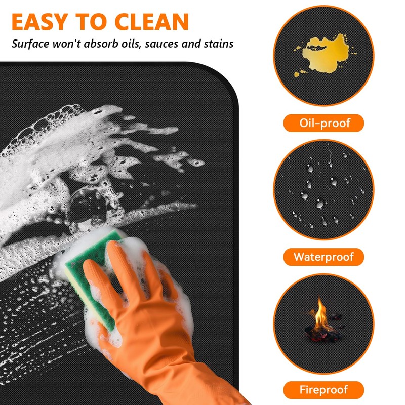 75 x 40 inch Under Grill Mats for Blackstone -