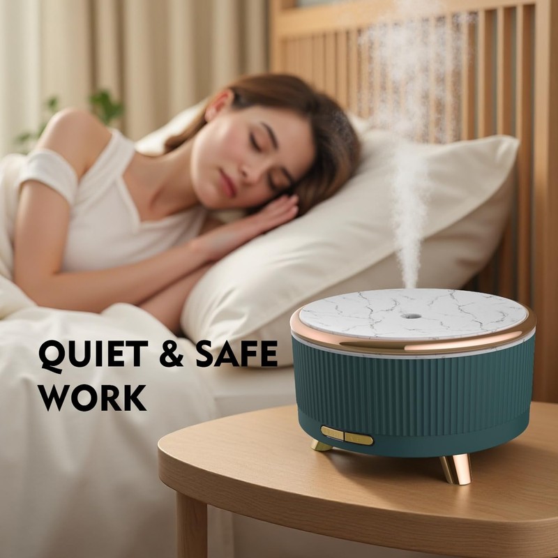 500ML Essential Oil Diffuser: Ultrasonic Aroma Diffuser with Remote Control