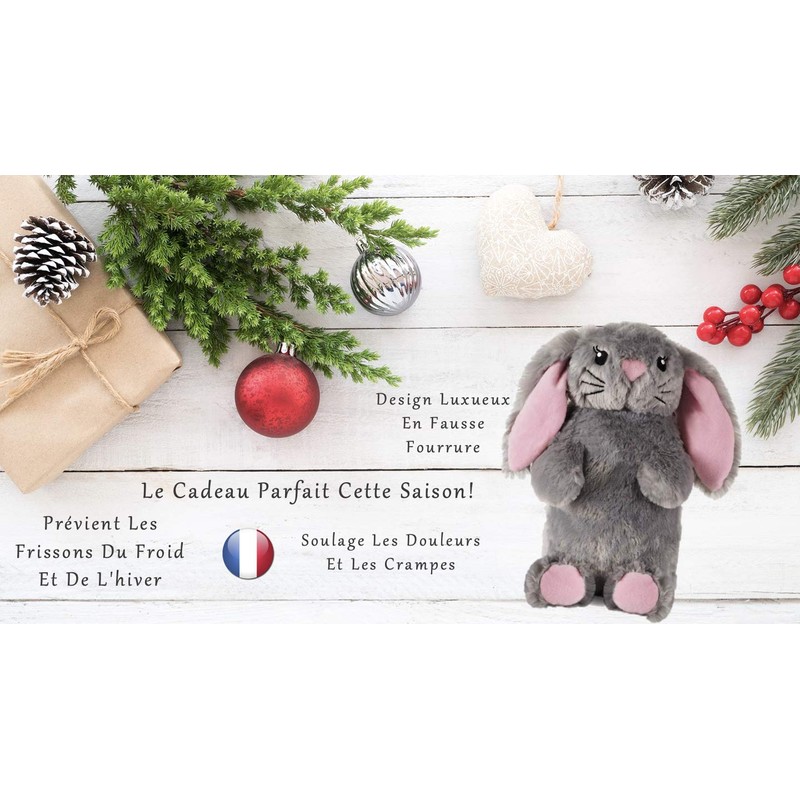 Cute, Fun & Cuddly Hot Water Bottle in Luxurious Faux