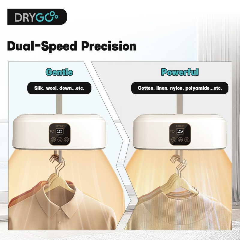 Drygo Xpress Dryer | Portable Foldable Mini Electric Dryer, Ideal