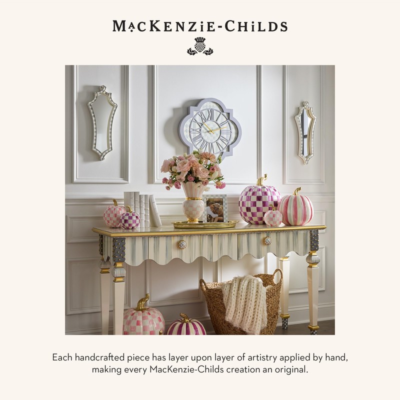 MACKENZIE-CHILDS Wall Clock, Decorative Clock for Kitchen and Living Room,