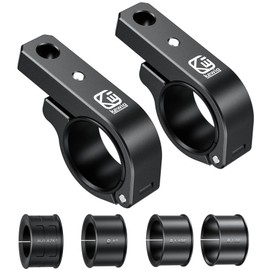 BRCOVAN Light Bar Mounts 2PCS, Aluminum Alloy Off-Road LED Light Mounting Bracket, Fit for Round Rails 0.75" / 0.875'' / 1" / 1.125'' /1.26" / 1.375'' in Diameter, for Motorcycle ATV UTV Boat Truck