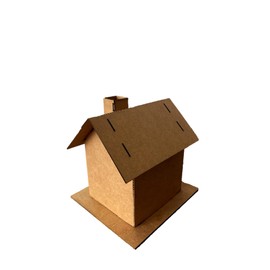 Kit de casa de jengibre (cartón) – Paquete de 5 – Tamaño pequeño