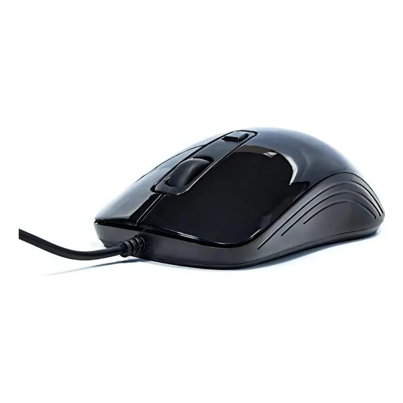 Mouse Óptico USB Ergonómico Vorago MO-102 1600 DPI Negro