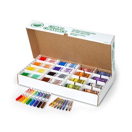 Crayola Crayons and Washable Markers Classpack, 256 Ct, Bulk School Supplies for Teachers, Elementary and Preschool