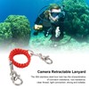 Diving Camera Lanyard Corrosion Rust Resistance 360° Flexible Rotation Diving