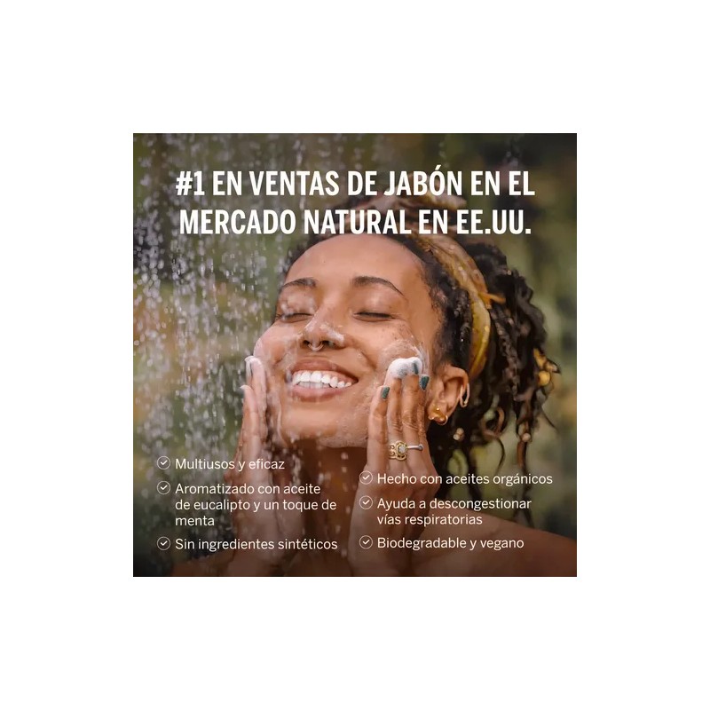 Jabón Líquido de Castilla Eucalipto Dr. Bronner's Orgánico 473ml