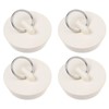 4 Pcs Rubber Drain Stopper Fits 1-5/8 Inch to 1-3/4