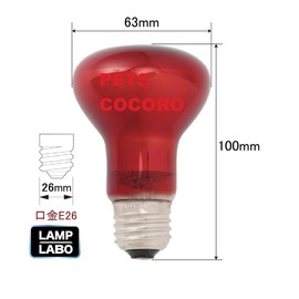 Warm Point: Infrared Irradiated Spot Lamp, 60W, E26, 100/110V, Long Life 2000 Hours (Compatible with Sunglow, Heat Glow, Infrared Red, Heat Lamp, Heater Compatible) (1 piece)