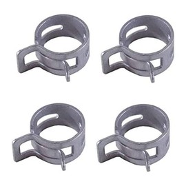 cyclingcolors 4 x hose clamp spring petrol hose clamp hose clamps car motorcycle moped scooter lawn mower tractor (diameter 6 mm - 8 mm)