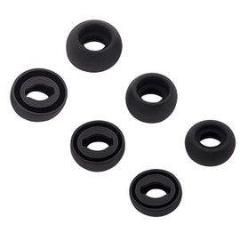 ALXCD Ear Tips Compatible with Galaxy Buds Pro Earbuds, S/M/L 3 Size 3 Pairs Silicone Replacement Eartips Earbuds Tips, Compatible with Galaxy Buds Pro SM-R190, 3 Pairs, Phantom Black