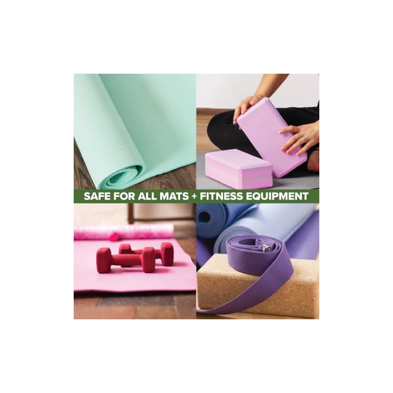 MOXĒ Yoga Mat Cleaner, Rosemary & Lemon Essential Oils, Safe