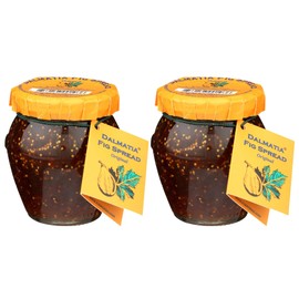 Dalmatia Fig Spread, 8.5 oz | All-Natural, Non-GMO, Award-Winning Mediterranean Spread | Perfect for Cheese Boards, Toast & Baking | Product of Croatia (Pack of 2)