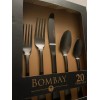 Bombay GENEVA 20 pc Fine Stainless Steel Black Flatware Set