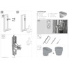 3P Downpipe Gutter Leaf Catcher - Low Maintenance Anti Clog