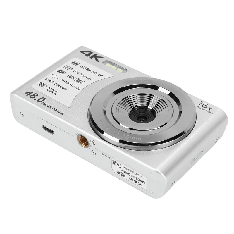 4K Digital Camera 48MP 2.8 Inch 16X Digital Zoom Portable
