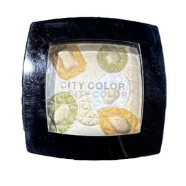 Generic City Color Mosaic Gem Eye Shadow Palette, Green and Yellow, 0.21 Ounce (Pack of 1), Green/Yellow