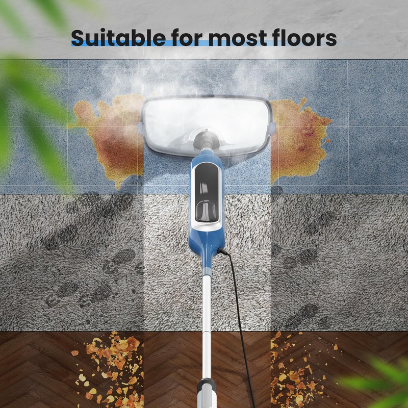 Sapodilla 12 in 1 Steam Mop, Detachable Handheld Steam Cleaner