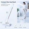 Snap Grip Mini Mop with Zero Touch Press System,7in Microfibre