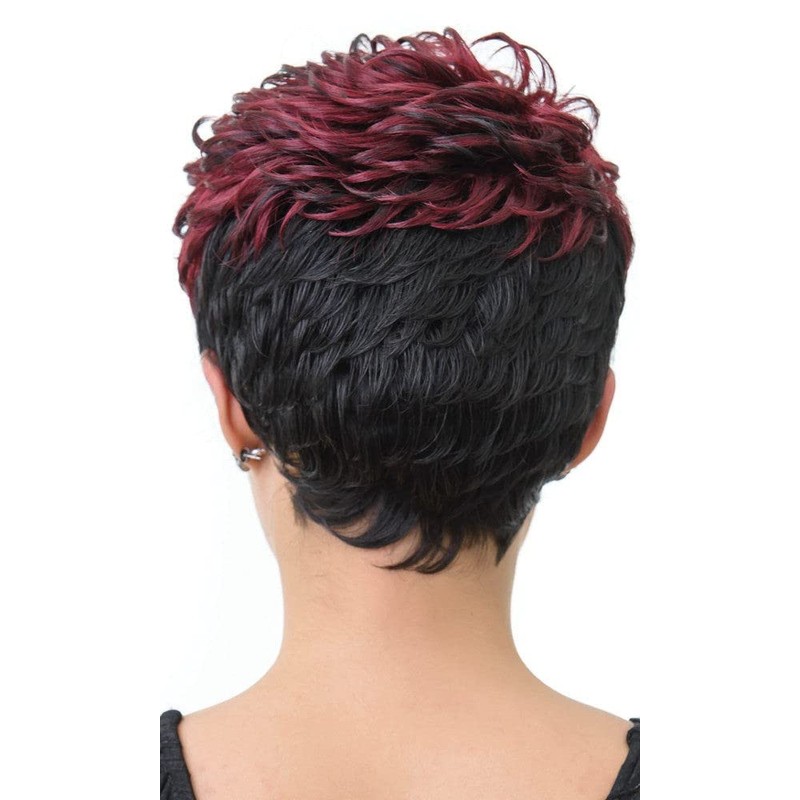 Diana Bohemian Wig Synthetic 100% Futura Short Boycut Pixie Style