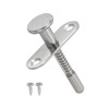 sourcing map Plunger Latches 2.36 x 1.77 Spring Loaded Latch