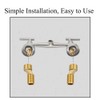 Brass Faucet Bathtub Adapter,Extension Bend Angle Kitchen Sink Adapter Shower