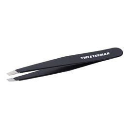 Pinza de cejas Tweezerman, obliqua clásica de color Cielo de Media Noche - Pinzas de para Depilación, de Acero Inoxidable para mujeres y hombres.