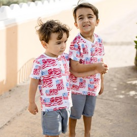 Burt's Bees Baby Baby Boys' Shirt and Pant Set, Top & Bottom Outfit Bundle, 100% Organic Cotton