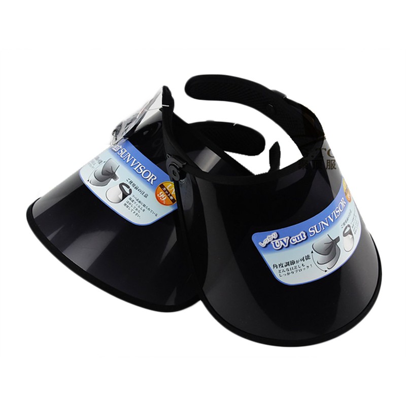 Firmly UV Protection, Wide Brim Sun Visor with Drawstring, Wide