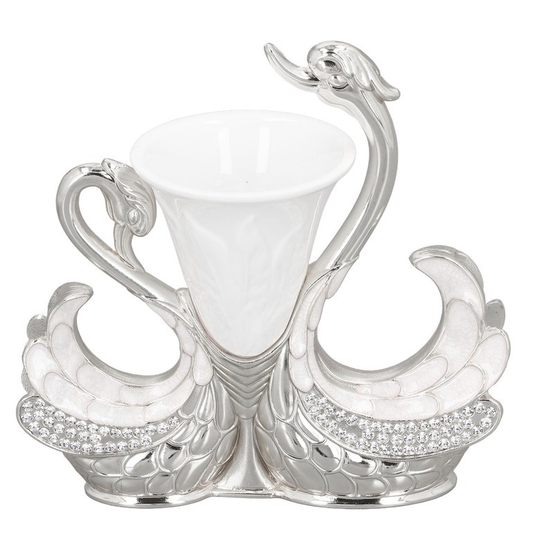 Swan Shape Dinnerware Set Light Luxury Exquisite Elegant Swan Shape