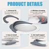 Plate Guard, Silicone Plate Guards for Eating, Dining Aids (Blue)