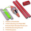 HCCMLOVE Plumb Bob - 8 oz(227g) Plumb-Rite With 16 ft(5m)