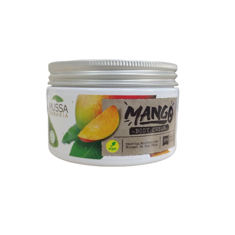 Mussa Canaria Vegan Body Cream Extra Moisturising Mango 250ml
