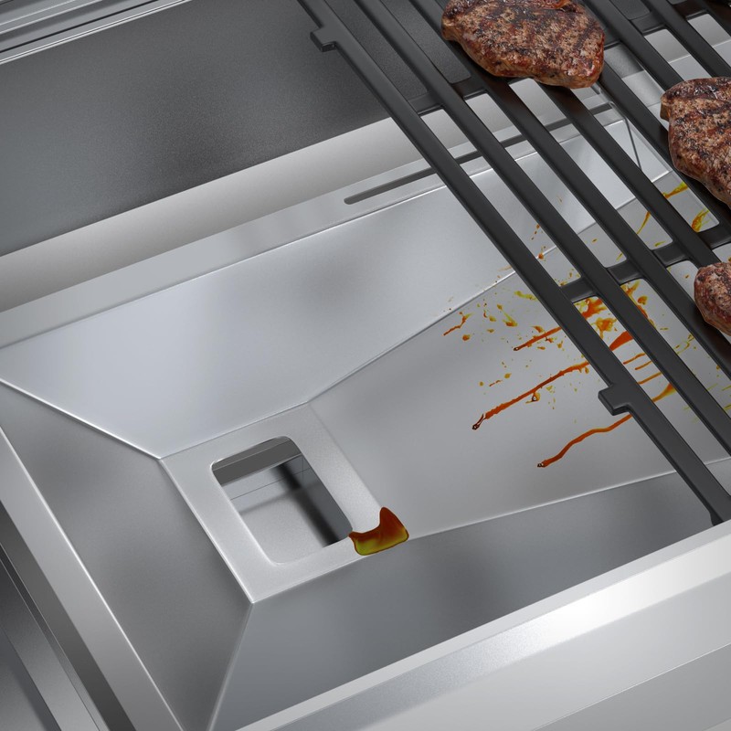 BMMXBI Adjustable Grill Grease Tray with Catch Pan for Nexgrill