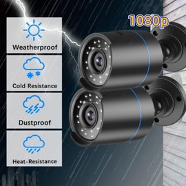 3000TVL Home Security System Surveillance DVR Camera Kits, 4pcs Wired 5MP PoE IP Night Vision Cameras Set with AI Motion Person Vehicle Detection, 4K NVR with 512GB Hard Drive for 24-7 Recording