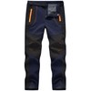 TBMPOY Men's Winter Hiking Pants Waterproof Softshell Fleece Lined Athletic