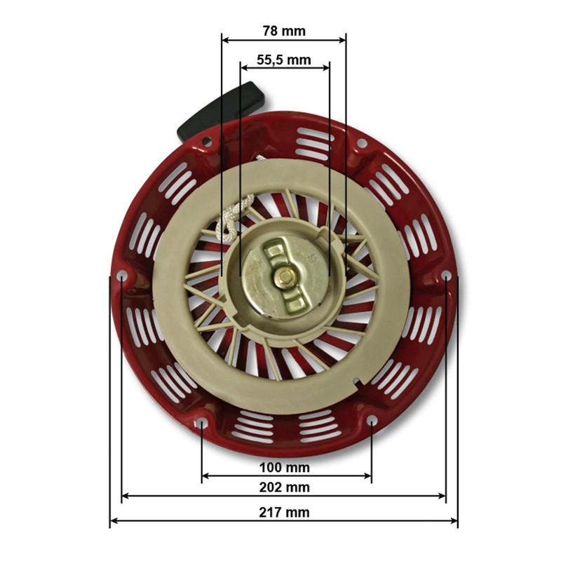 Spare Part Petrol Gasoline Engine Gasoline Recoil Starter for 13