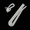 yyangz 50PCS Plastic Curtain Adjustable Hooks 70mm Extendable Hooks Adjustable